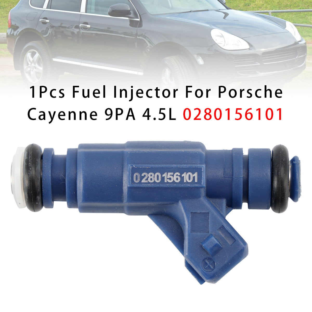 Porsche Cayenne 9PA 4.5L 0280156101 1PCS Fuel Injector