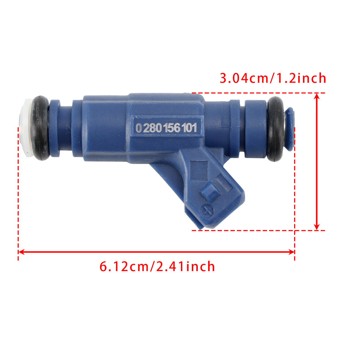 Porsche Cayenne 9PA 4.5L 0280156101 1PCS Fuel Injector