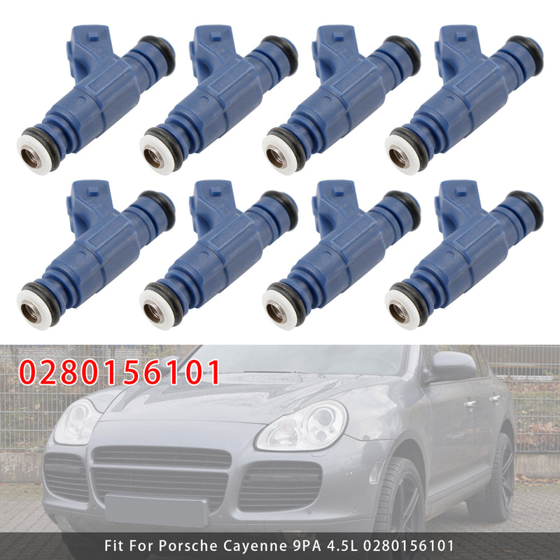 Porsche Cayenne 9PA 4.5L 0280156101 8PCS Fuel Injector