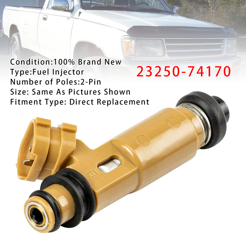 Toyota Avensis Carina Corona RAV4 2.2L 3.0L 23250-74170 1PCS Fuel Injector