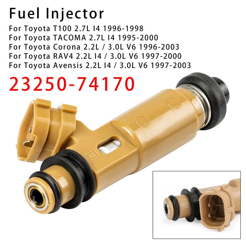 Toyota Avensis Carina Corona RAV4 2.2L 3.0L 23250-74170 1PCS Fuel Injector