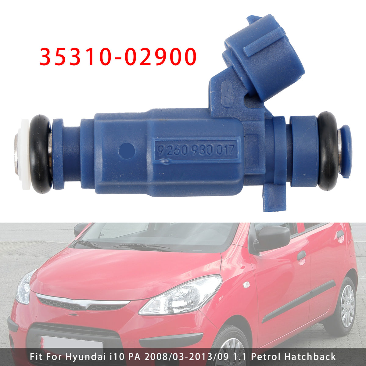 Hyundai i10 PA 1.1L Picanto SA 1.0L 1.1L 35310-02900 1PCS Fuel Injector