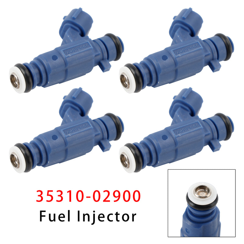 Hyundai i10 PA 1.1L Picanto SA 1.0L 1.1L 35310-02900 4PCS Fuel Injector