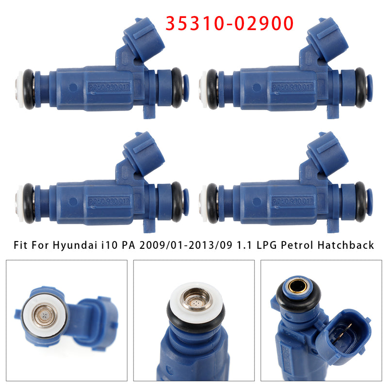 Hyundai i10 PA 1.1L Picanto SA 1.0L 1.1L 35310-02900 4PCS Fuel Injector