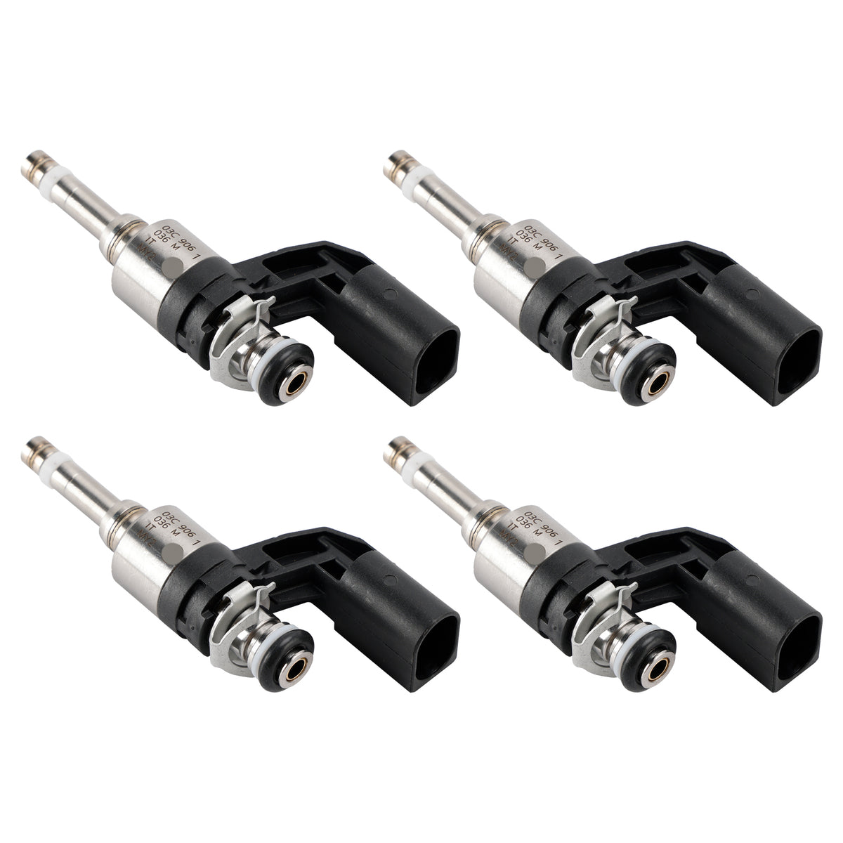 VW Golf V VI Polo Audi A1 1.4L 03C906036E 03C906036M 4PCS Fuel Injector
