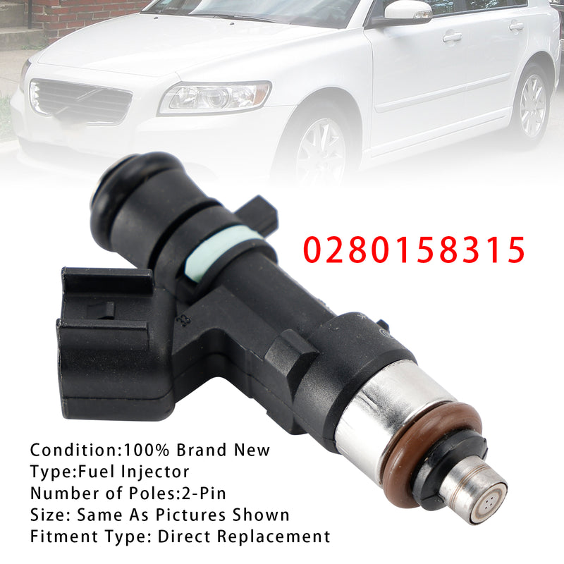 Volvo C30 S60 V50 V60 XC60 L5 2.5L 2005-2016 0280158315 1PCS Fuel Injector