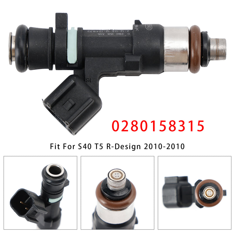Volvo C30 S60 V50 V60 XC60 L5 2.5L 2005-2016 0280158315 1PCS Fuel Injector