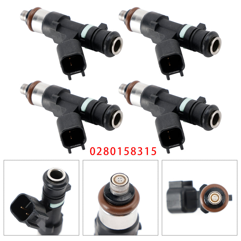 Volvo C30 S60 V50 V60 XC60 L5 2.5L 2005-2016 0280158315 4PCS Fuel Injector