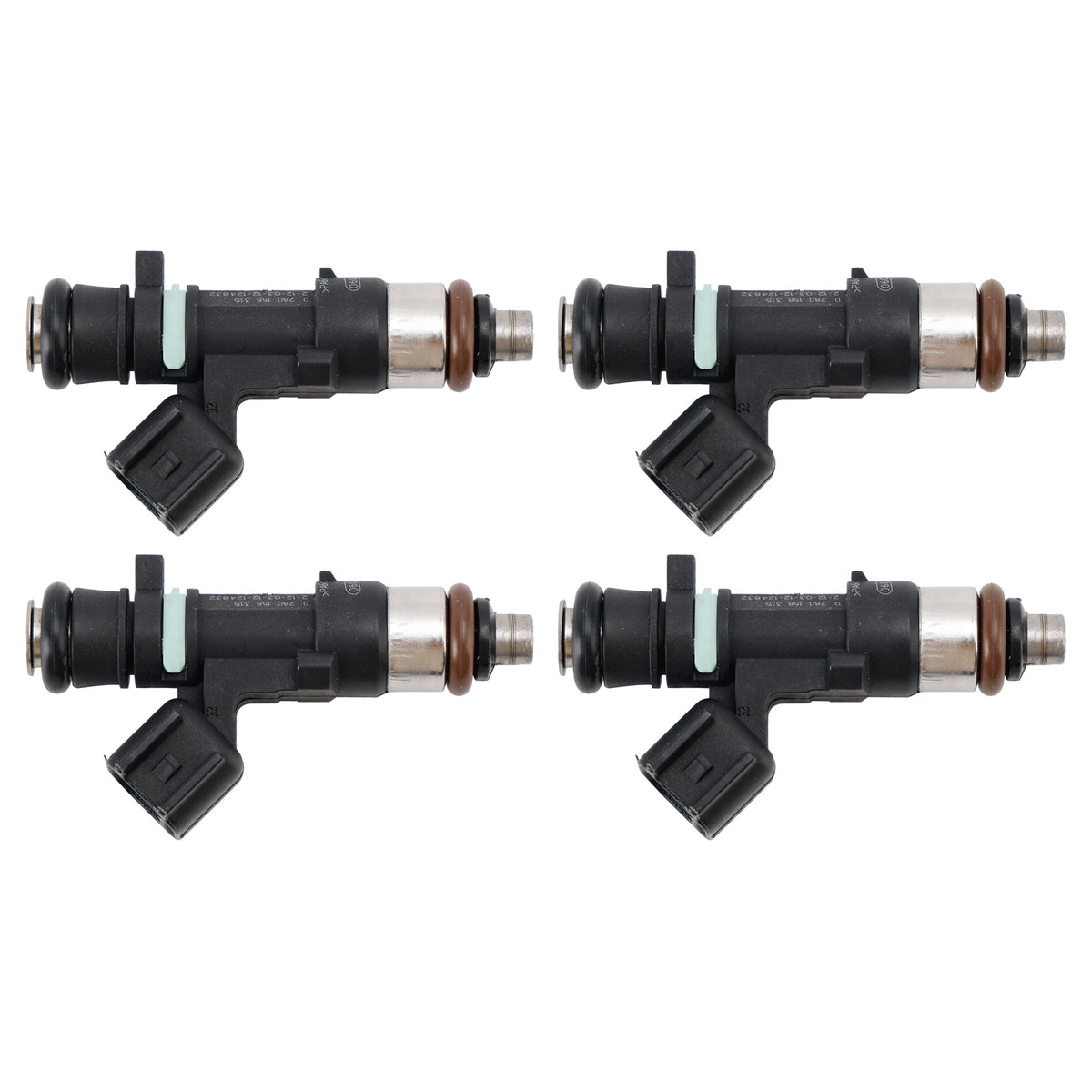 Volvo C30 S60 V50 V60 XC60 L5 2.5L 2005-2016 0280158315 4PCS Fuel Injector