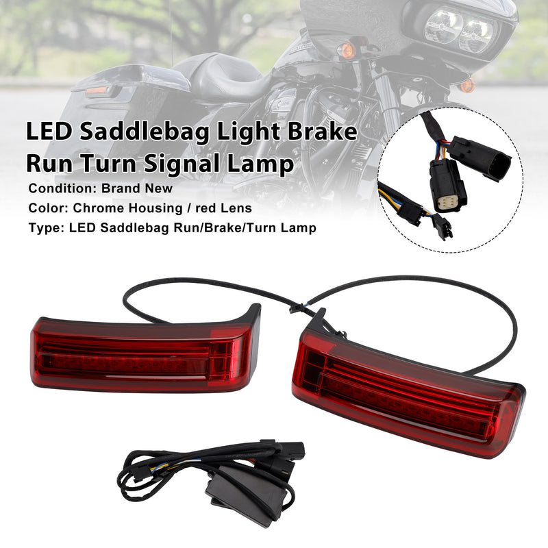 Touring Road Glide 2014-2023 Saddlebag Light Brake Run Turn Signal Lamp