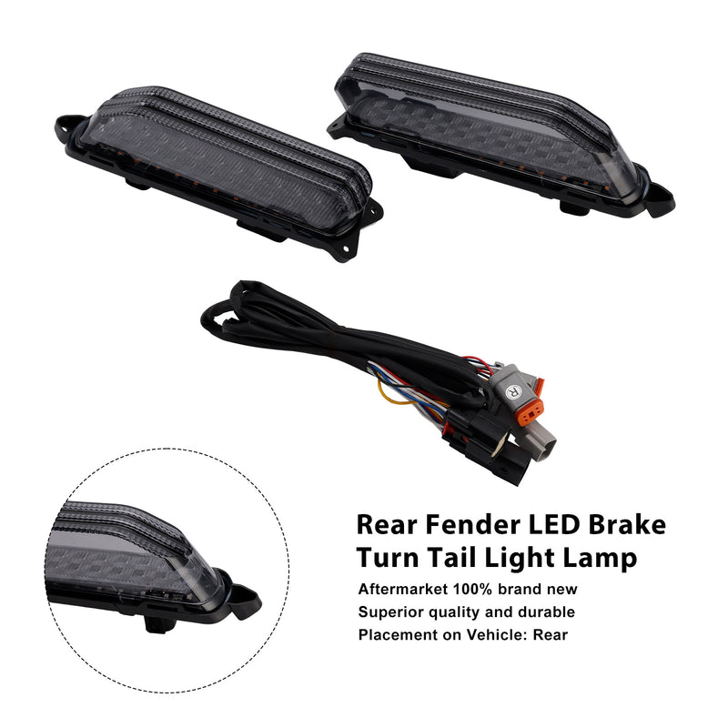 For Touring Electra Glide 2014-2024 Rear Fender Brake Turn Tail Light Lamp
