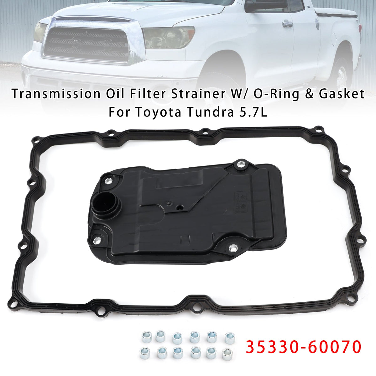 Transmission Oil Filter Strainer W/ O-Ring & Gasket For Toyota Tundra 5.7L