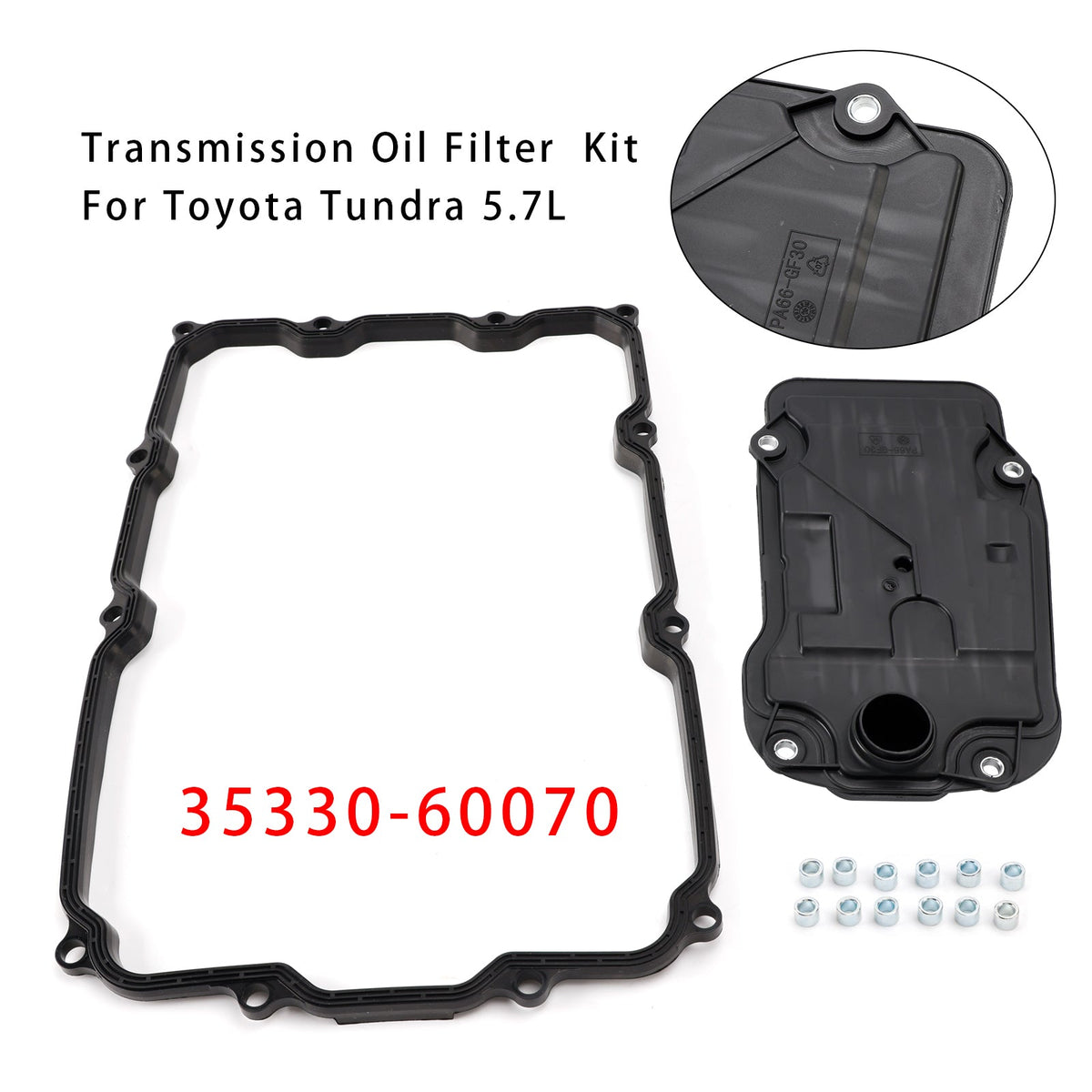 Transmission Oil Filter Strainer W/ O-Ring & Gasket For Toyota Tundra 5.7L