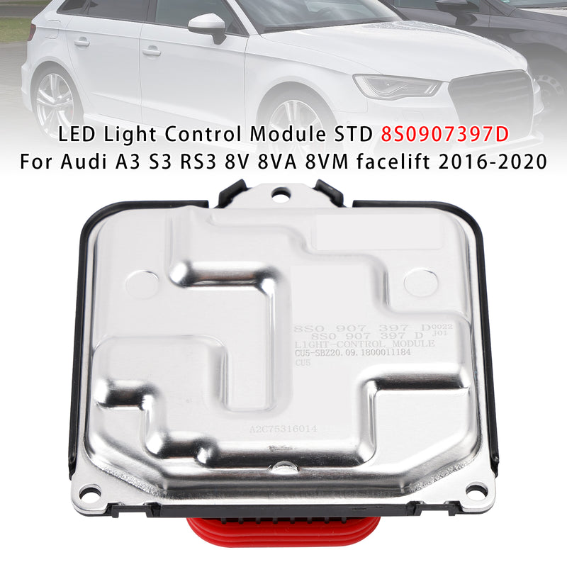 2016-2020 Audi A3 S3 RS3 8V 8VA 8VM facelift LED Light Control Module
