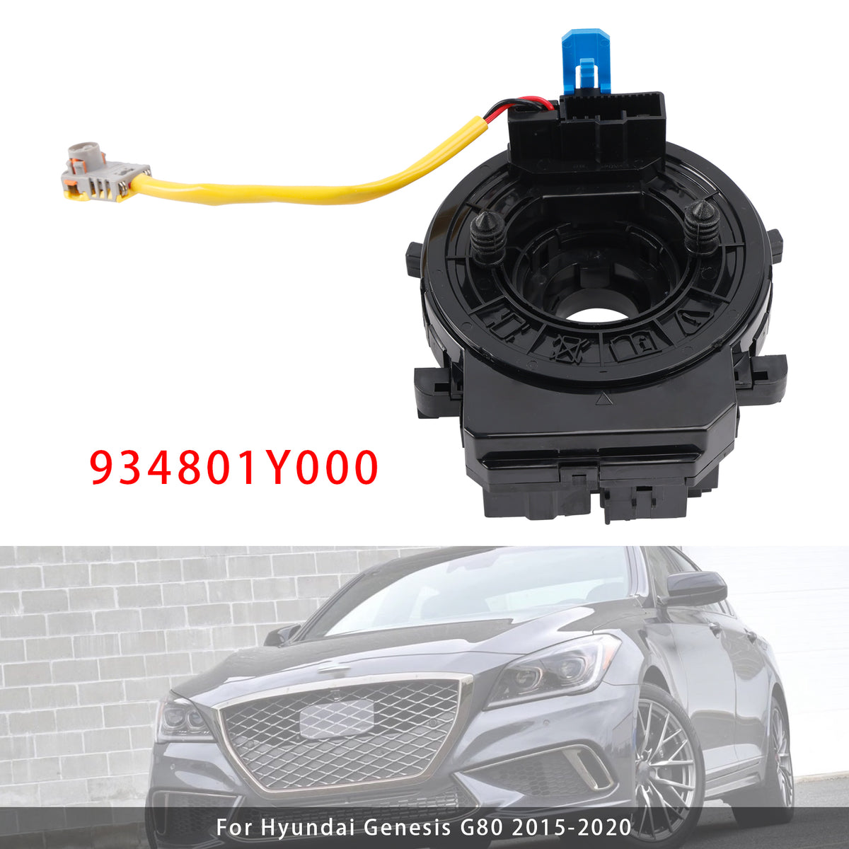 Hyundai Genesis G80 2015-2020 Clock Spring With Angle Sensor 934801Y000