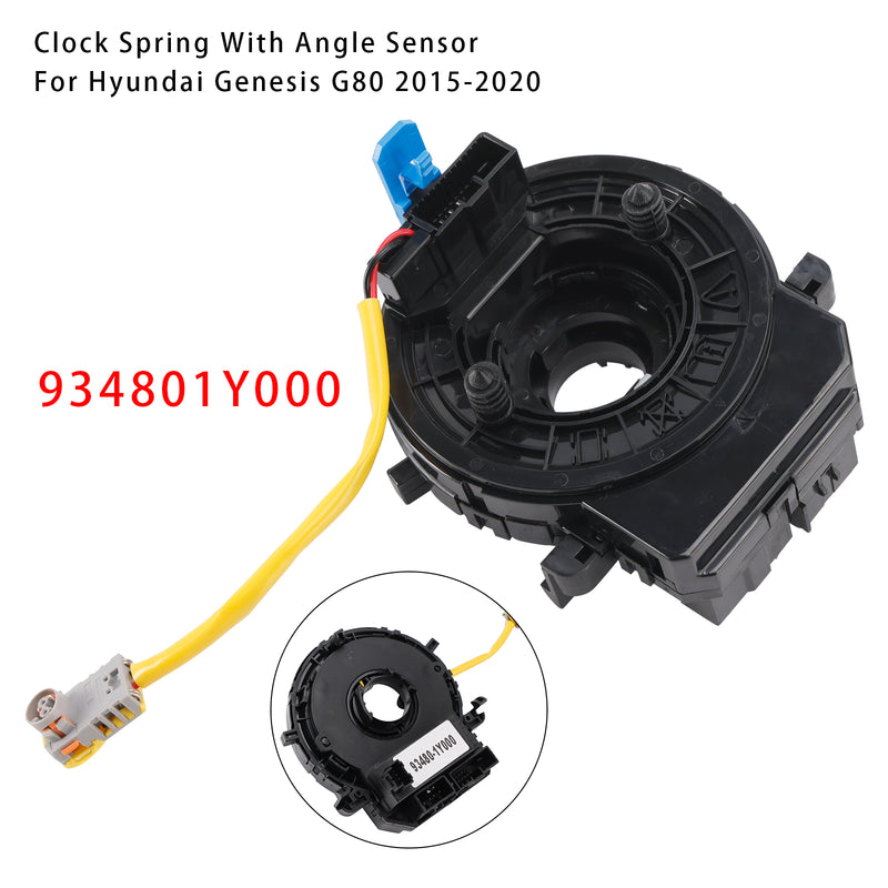 Hyundai Genesis G80 2015-2020 Clock Spring With Angle Sensor 934801Y000