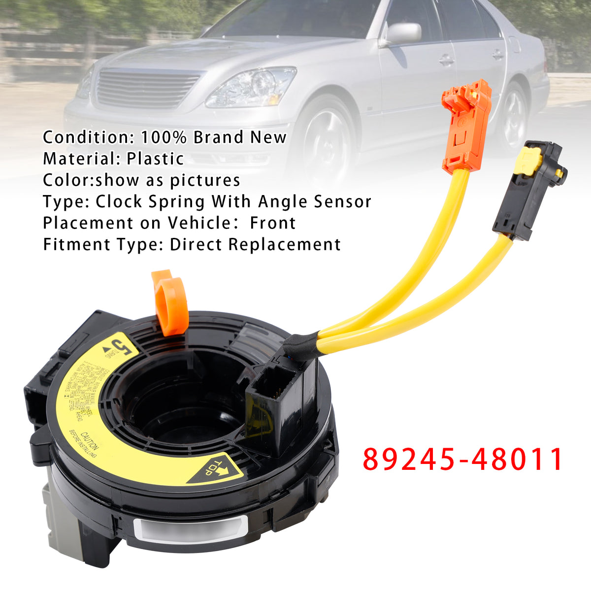Lexus LS430 2004-2006 Clock Spring With Angle Sensor 89245-48011