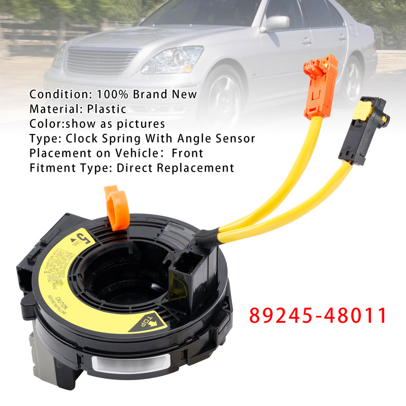 Lexus LS430 2004-2006 Clock Spring With Angle Sensor 89245-48011