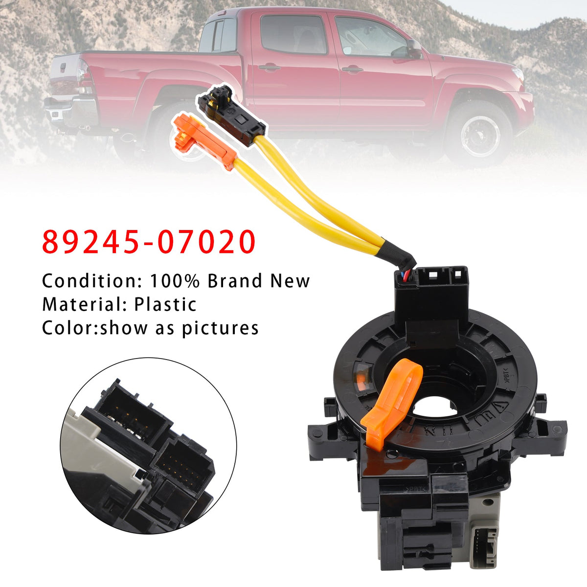 04-12 Toyota Avalon Prius Tacoma 89245-07020 Clock Spring With Angle Sensor