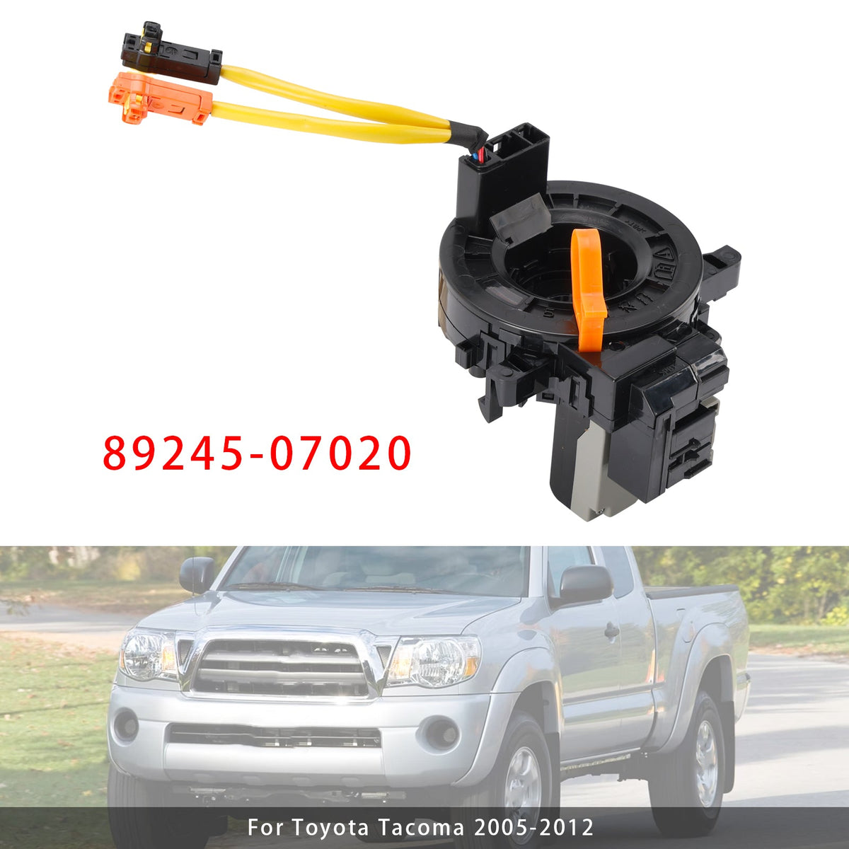 04-12 Toyota Avalon Prius Tacoma 89245-07020 Clock Spring With Angle Sensor