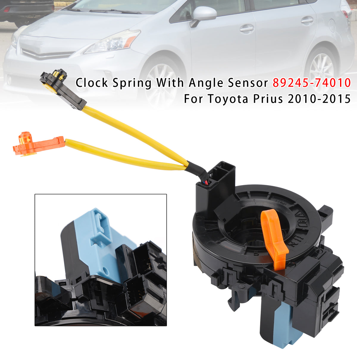 Toyota Prius 2010-2015 Clock Spring With Angle Sensor 89245-74010