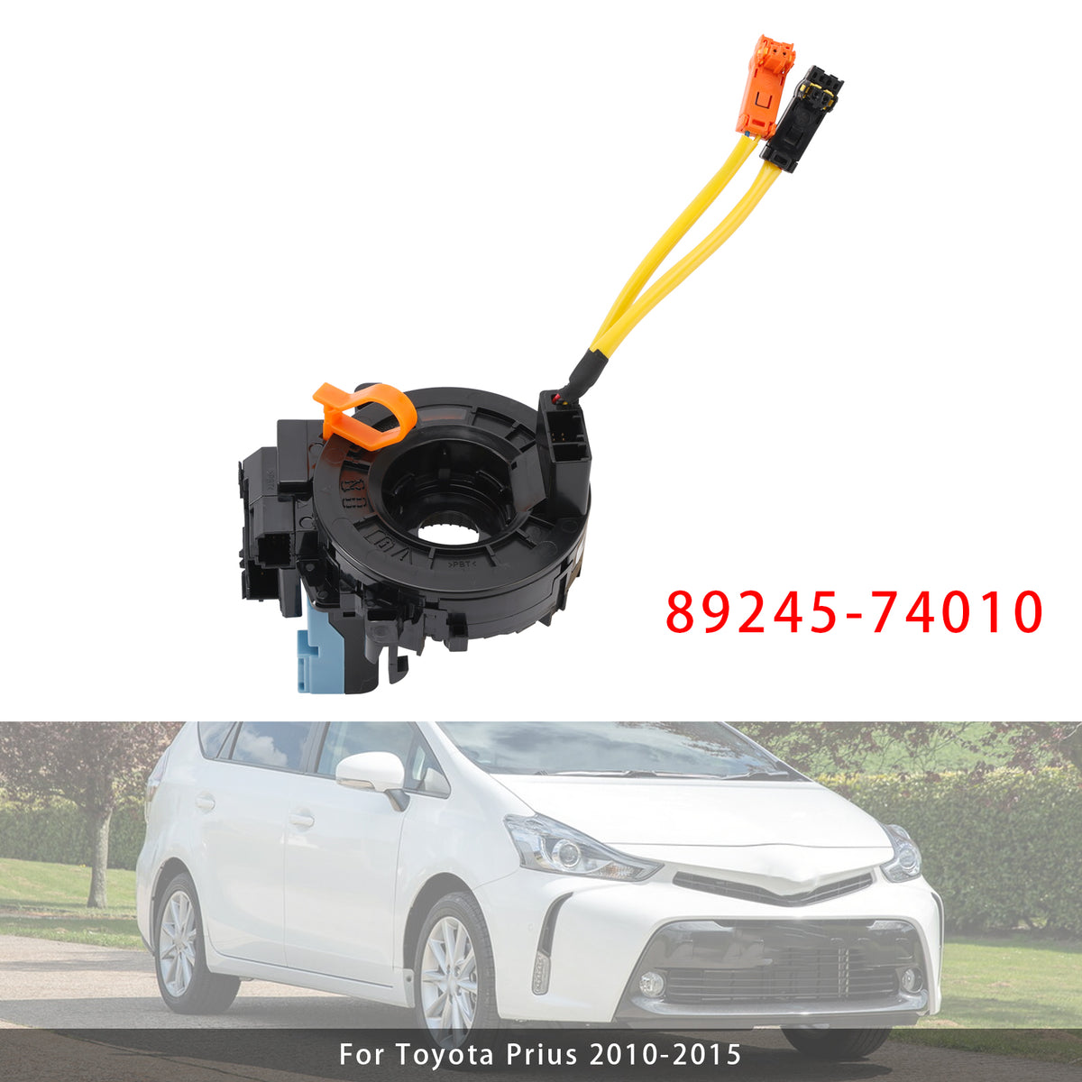 Toyota Prius 2010-2015 Clock Spring With Angle Sensor 89245-74010