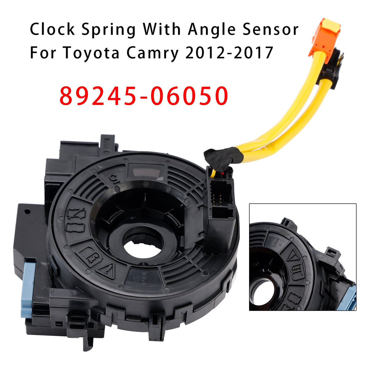 2012-2017 Toyota Camry 89245-06050 Clock Spring With Angle Sensor