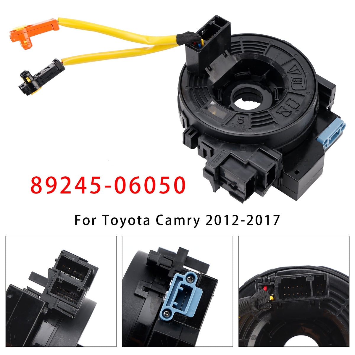89245-06050 Clock Spring With Angle Sensor For Toyota Camry 2012-2017