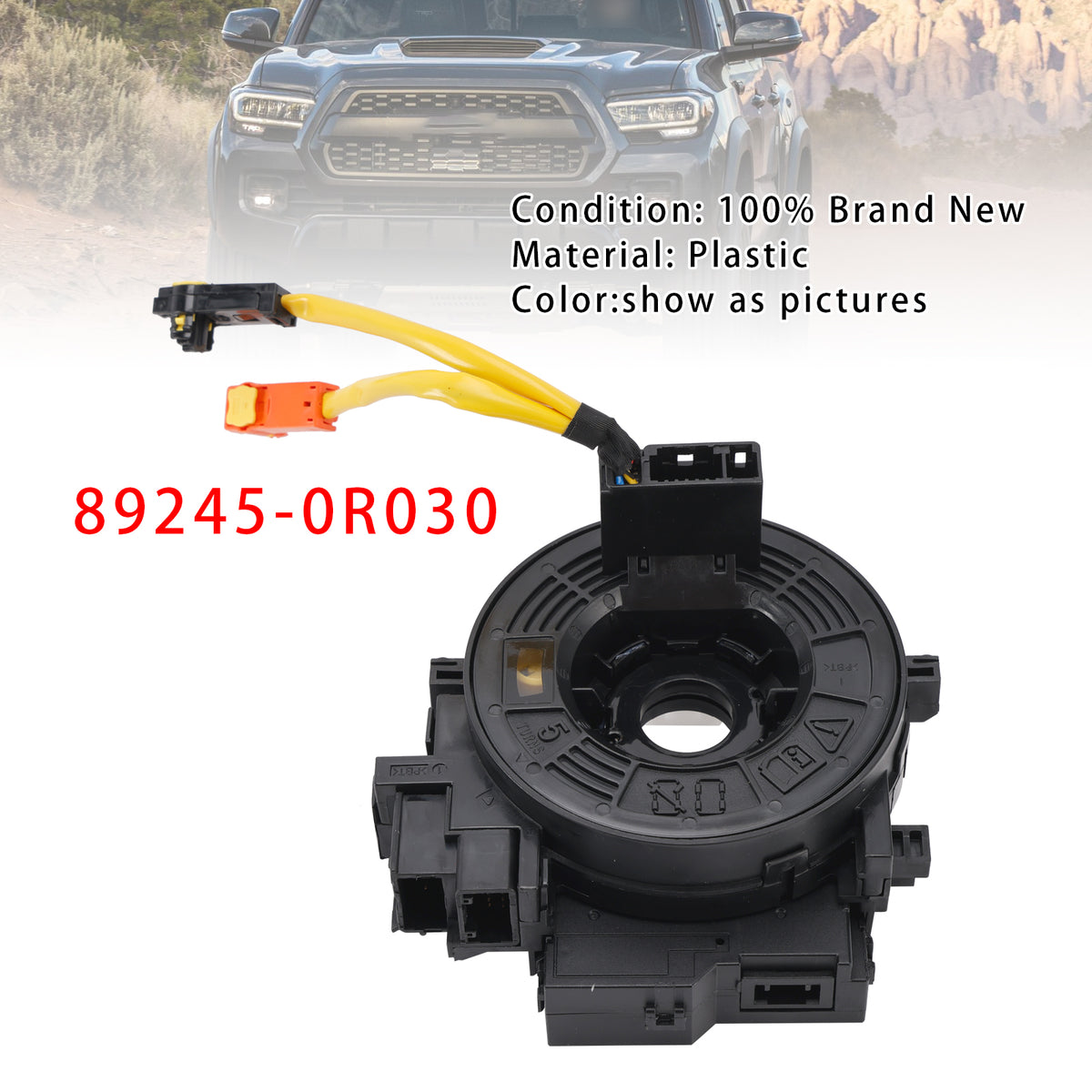 Toyota Tacoma 2015-2020 Clock Spring With Angle Sensor 89245-0R030