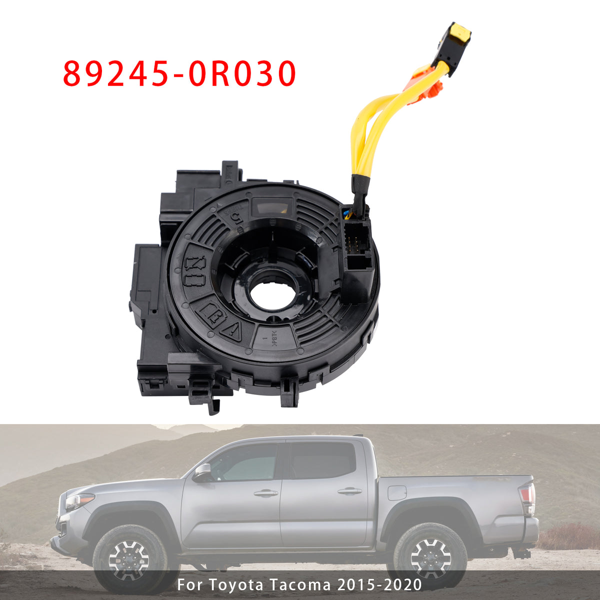 Toyota Tacoma 2015-2020 Clock Spring With Angle Sensor 89245-0R030