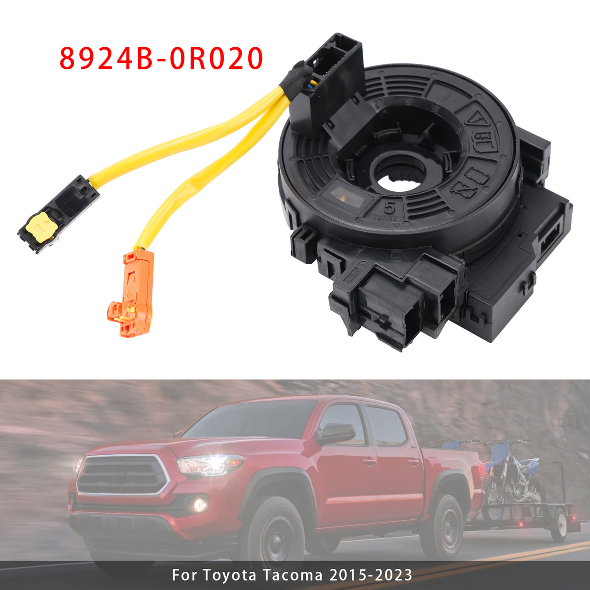 Toyota Tacoma RAV4 2017-2023 Clock Spring With Angle Sensor 8924B-0R020