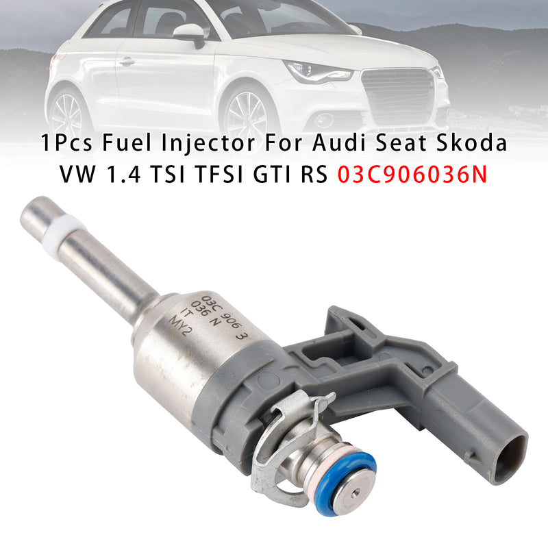 Audi Seat Skoda VW 1.4 TSI TFSI GTI RS 03C906036N 1PCS Fuel Injector