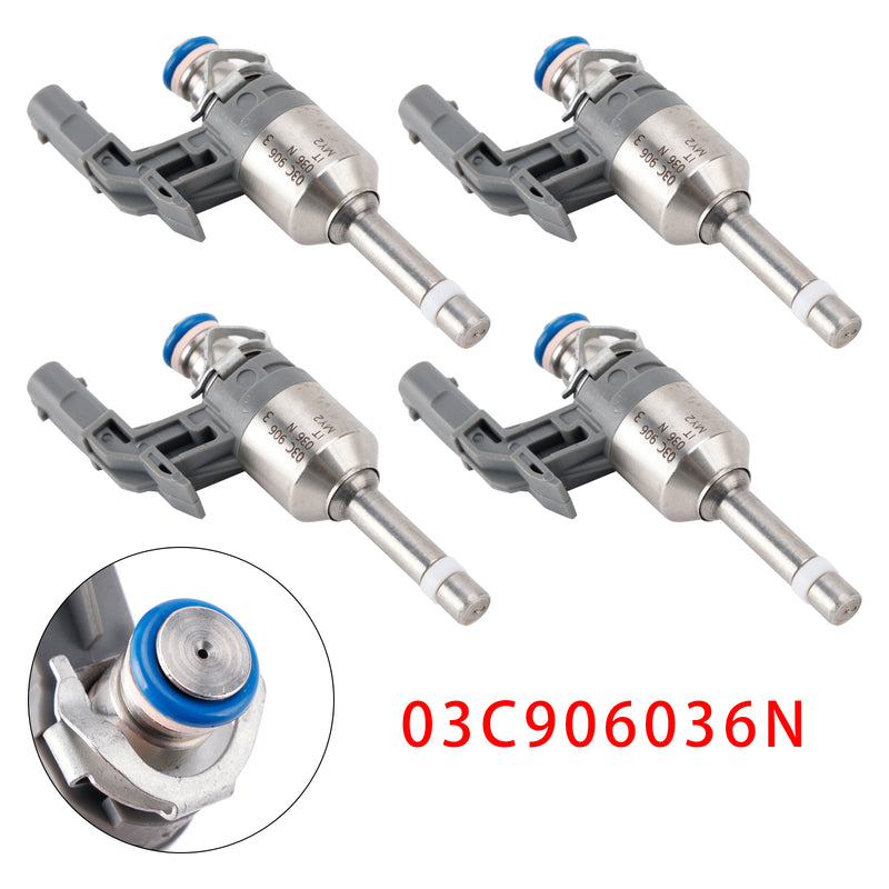 Audi Seat Skoda VW 1.4 TSI TFSI GTI RS 03C906036N 4PCS Fuel Injector