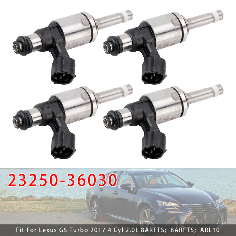 Lexus IS200T RC200T NX200T 2.0L 23250-36030 4PCS Fuel Injector