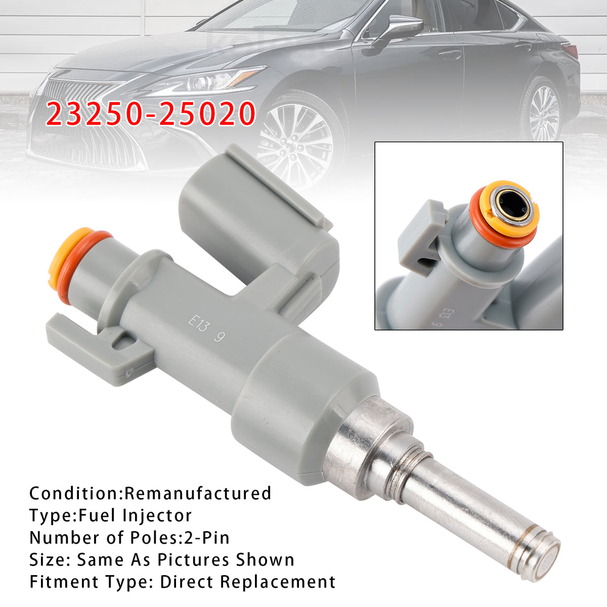Toyota RAV4 Camry Highlander Lexus NX RX 2.5L 23250-25020 1PCS Fuel Injector