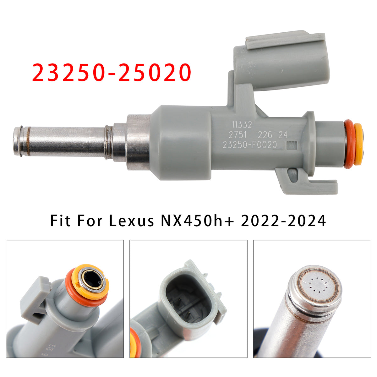 Toyota RAV4 Camry Highlander Lexus NX RX 2.5L 23250-25020 1PCS Fuel Injector