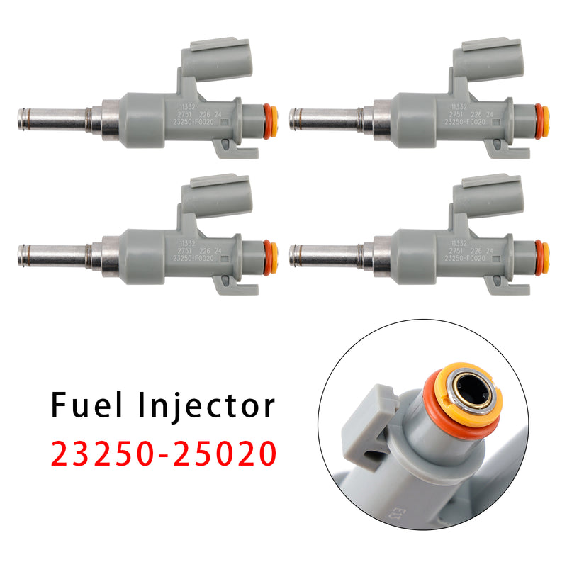 Toyota RAV4 Camry Highlander Lexus NX RX 2.5L 23250-25020 4PCS Fuel Injector