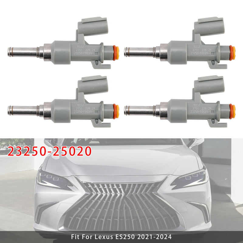 Toyota RAV4 Camry Highlander Lexus NX RX 2.5L 23250-25020 4PCS Fuel Injector
