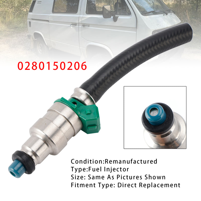 VW Vanagon Transporter T3 1983-1991 1.9 2.1 0280150206 1PCS Fuel Injector