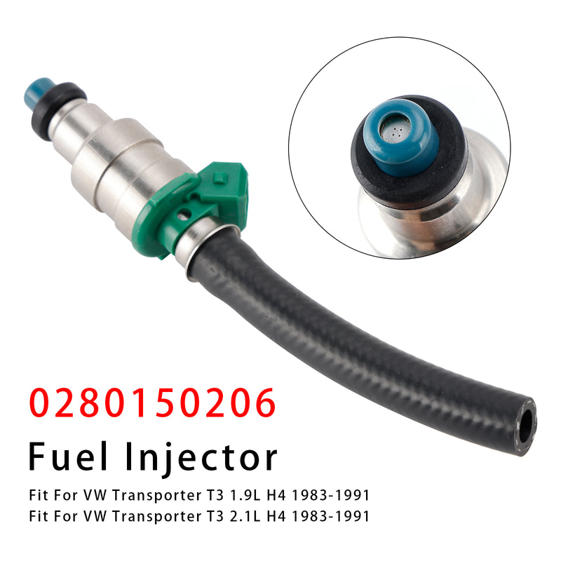 VW Vanagon Transporter T3 1983-1991 1.9 2.1 0280150206 1PCS Fuel Injector