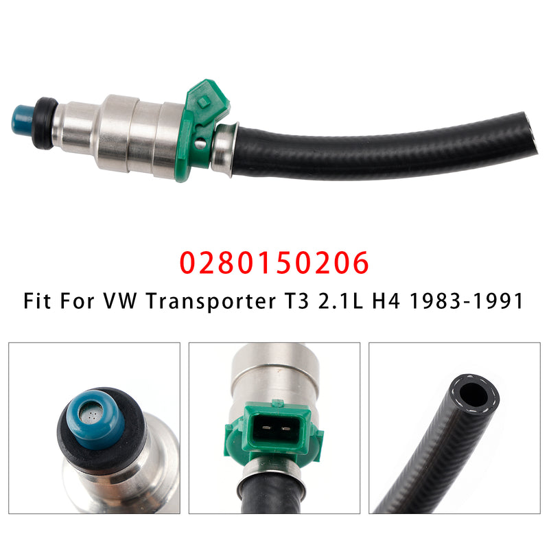 VW Vanagon Transporter T3 1983-1991 1.9 2.1 0280150206 1PCS Fuel Injector