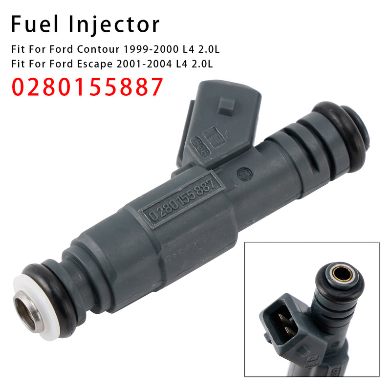 Ford Focus Escape Contour Mazda Tribute 1999-2004 0280155887 1PCS Fuel Injector