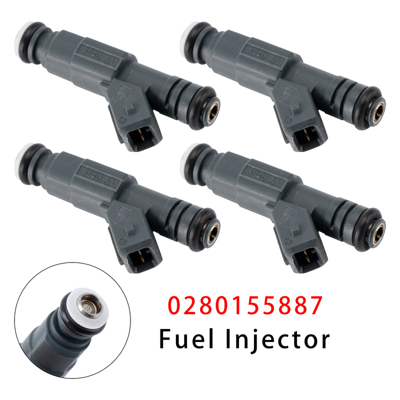 Ford Focus Escape Contour Mazda Tribute 1999-2004 0280155887 4PCS Fuel Injector