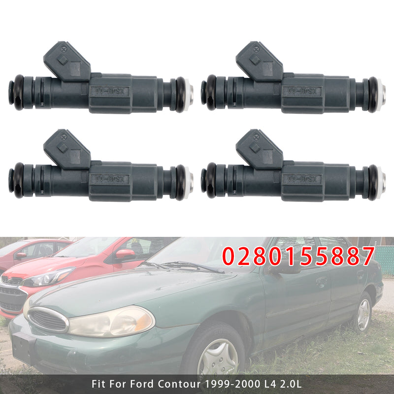 Ford Focus Escape Contour Mazda Tribute 1999-2004 0280155887 4PCS Fuel Injector