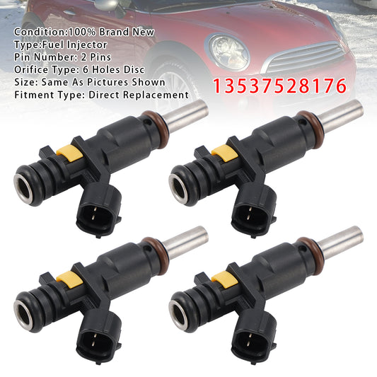 Mini Cooper R55 R56 Peugeot 207/208 1.6 2006-2012 13537528176 4PCS Fuel Injector