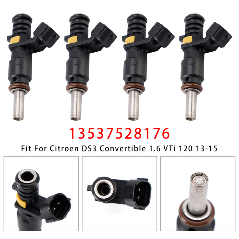 Mini Cooper R55 R56 Peugeot 207/208 1.6 2006-2012 13537528176 4PCS Fuel Injector