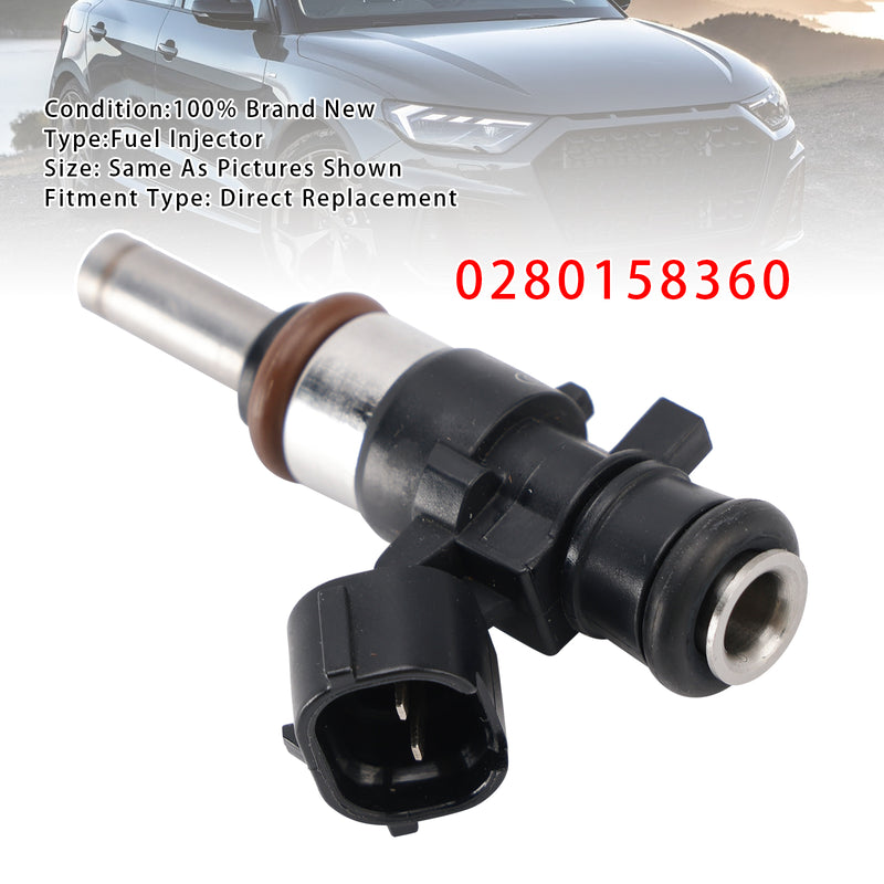 VW Golf GTI R Audi A3 S3 2.0 CJX CHH 0280158360 1PCS Fuel Injector