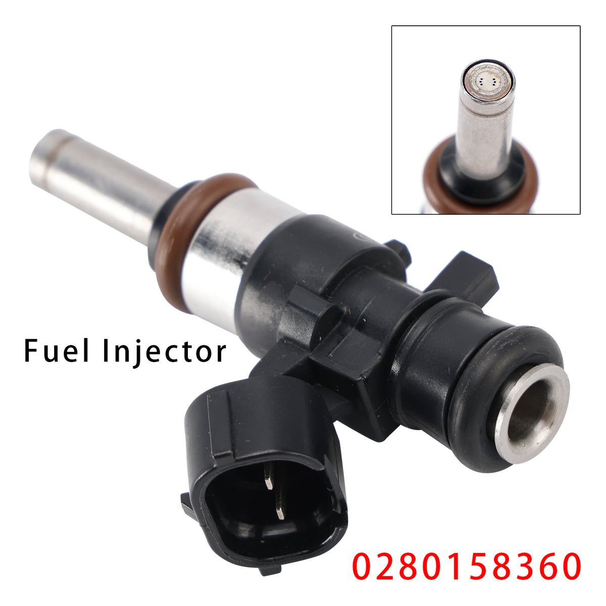 VW Golf GTI R Audi A3 S3 2.0 CJX CHH 0280158360 1PCS Fuel Injector