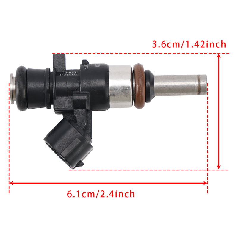 VW Golf GTI R Audi A3 S3 2.0 CJX CHH 0280158360 4PCS Fuel Injector