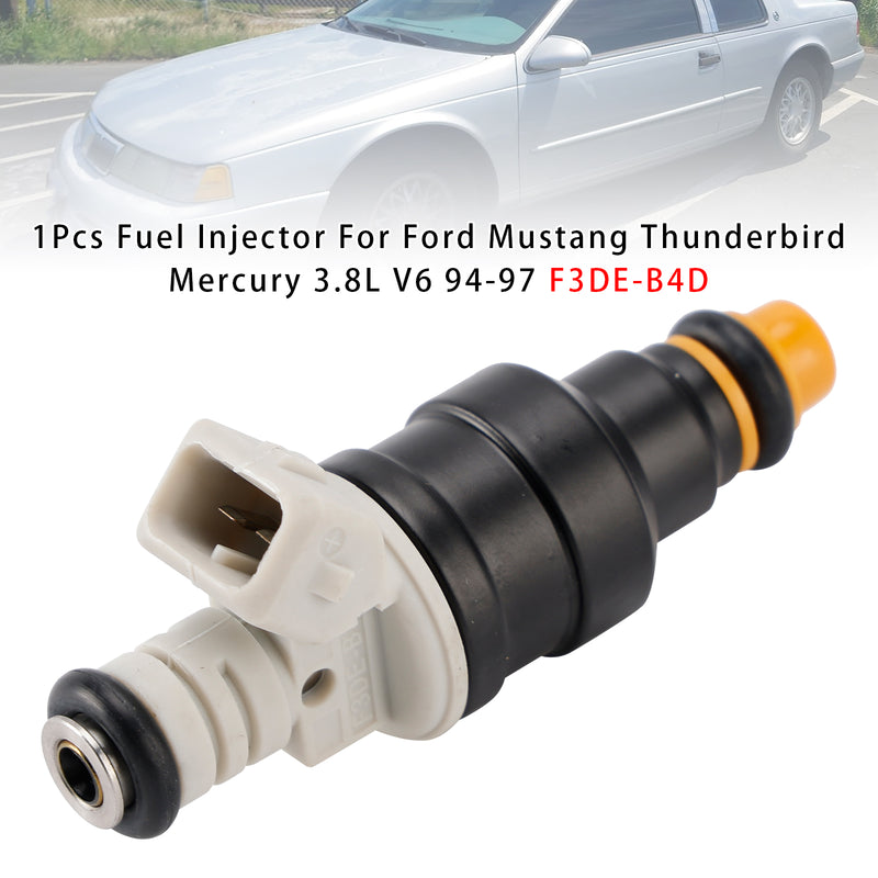 1994-1997 Ford Mustang Thunderbird Mercury 3.8L V6 F3DE-B4D 1PCS Fuel Injector